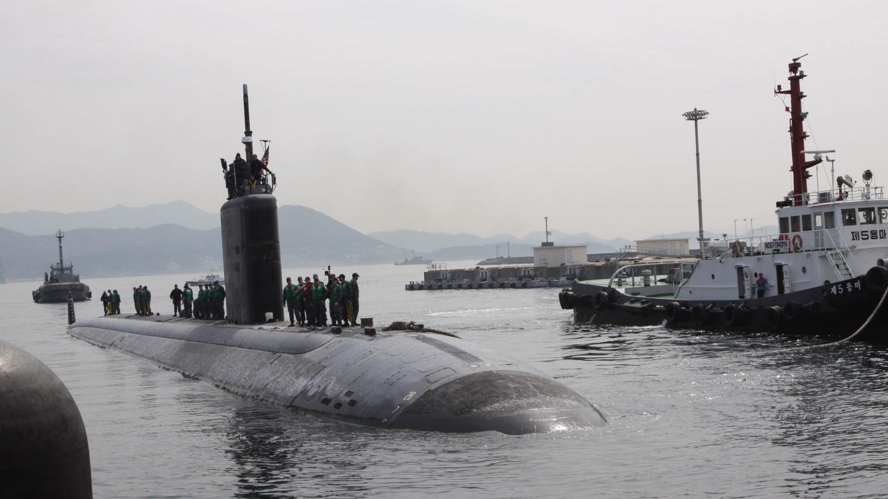 Tucson's namesake Navy attack-sub visits Chinhae during deployment